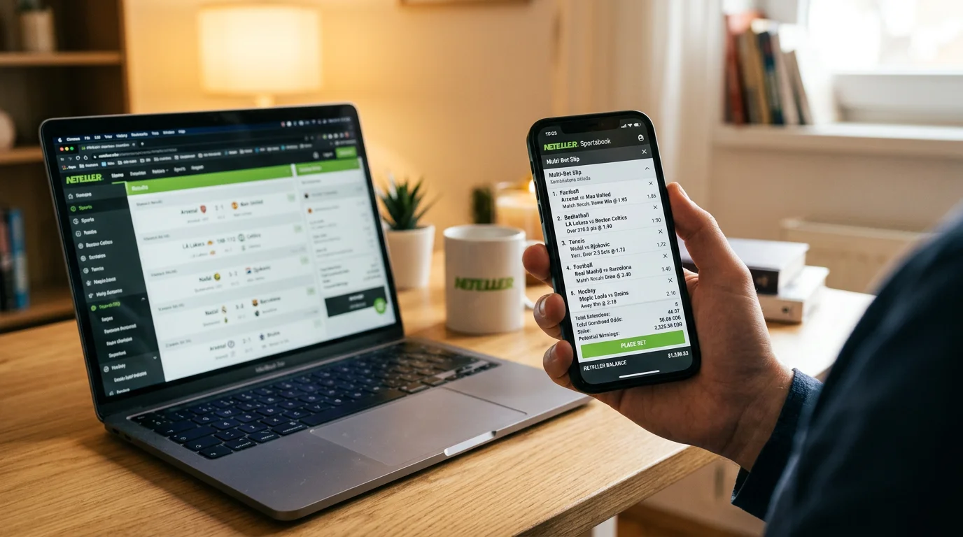 Neteller za kombinirane oklade — financiranje multi-tipova na kladionicama