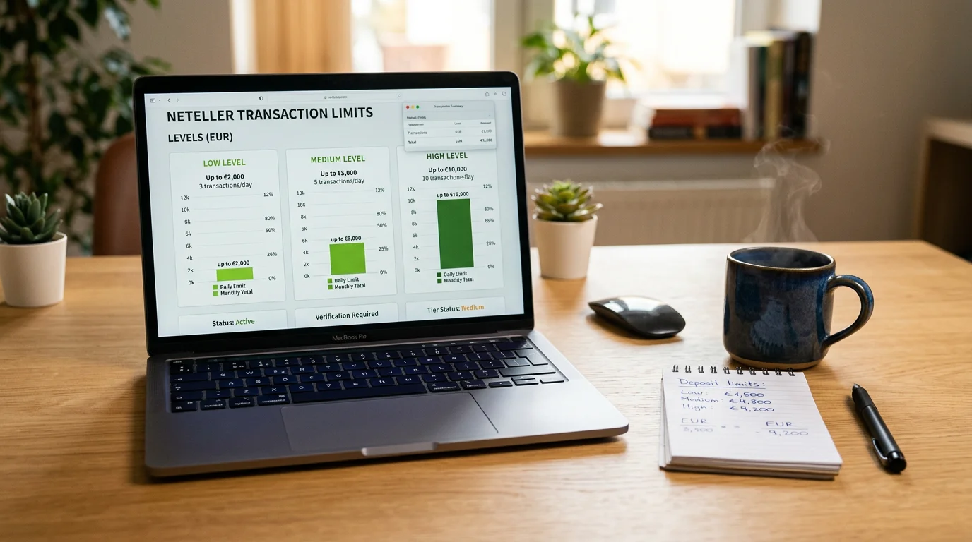 Neteller limiti za uplatu na kladionicu — pregled minimalnih i maksimalnih iznosa