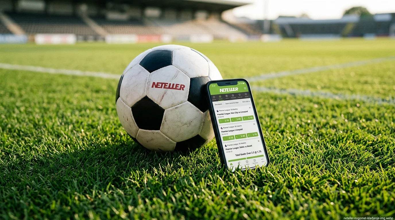 Neteller za nogometno klađenje — uplata oklade na HNL, Ligu prvaka i Premier ligu