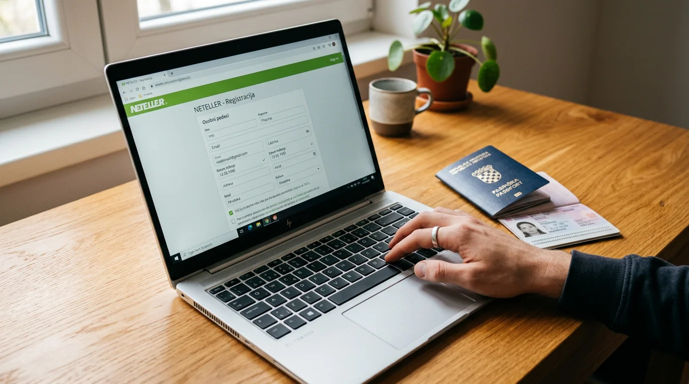 Neteller registracija za klađenje — postupak otvaranja računa za hrvatske igrače